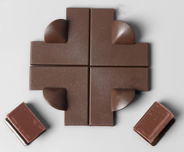 Set Bucu Tambahan (4 bucu, 2 klip angin) - Bingkai Coklat, image 3