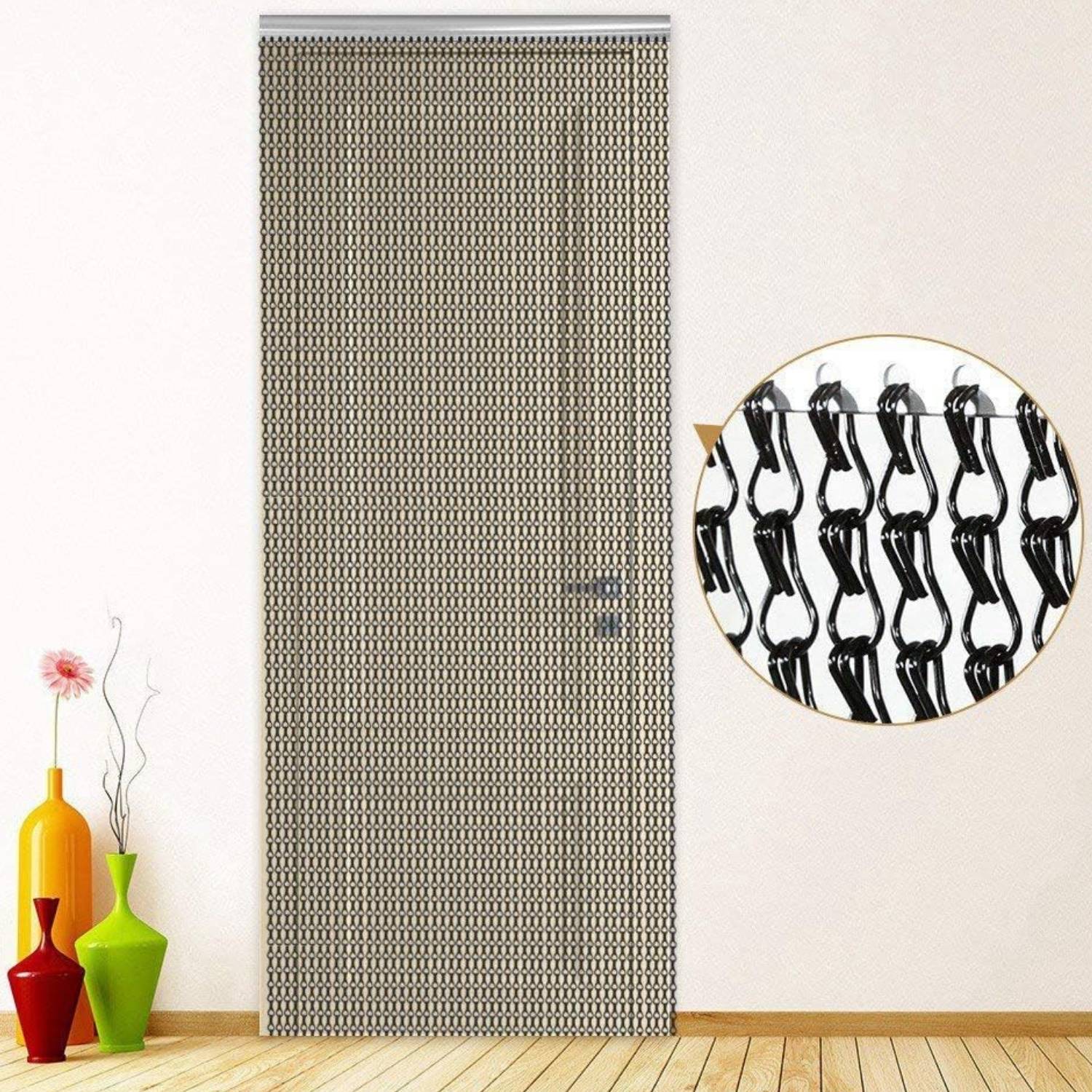 Chain Door Curtain - Black, image 9